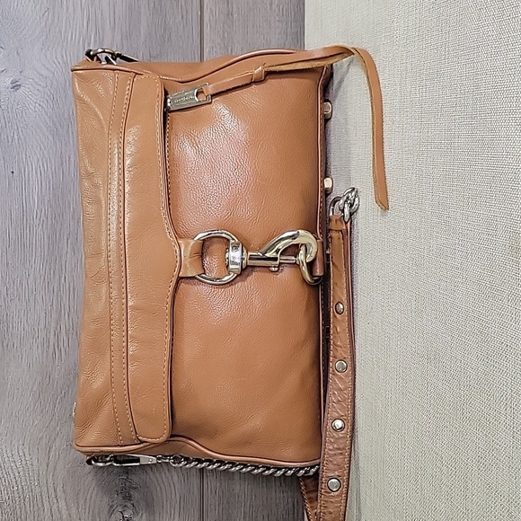 Rebecca Minkoff Brown Leather Crossbody Shoulder Bag - Picture 2 of 16